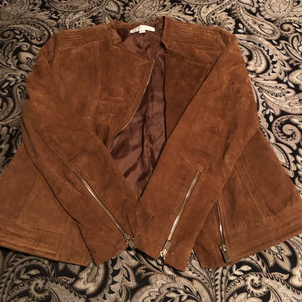 Brand New NY&Company Suede Moto Jacket